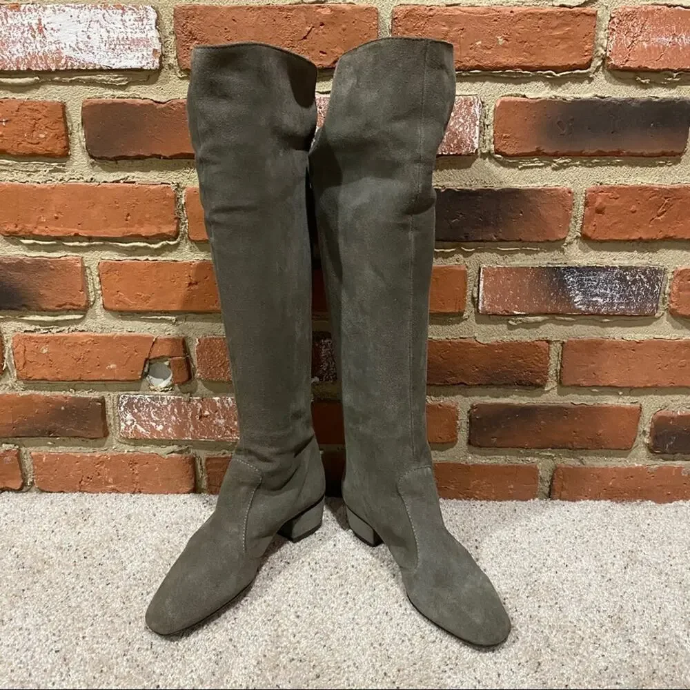 Steve Madden Steven Over the Knee Suede Boots Size 6 tall boots Flat Boots